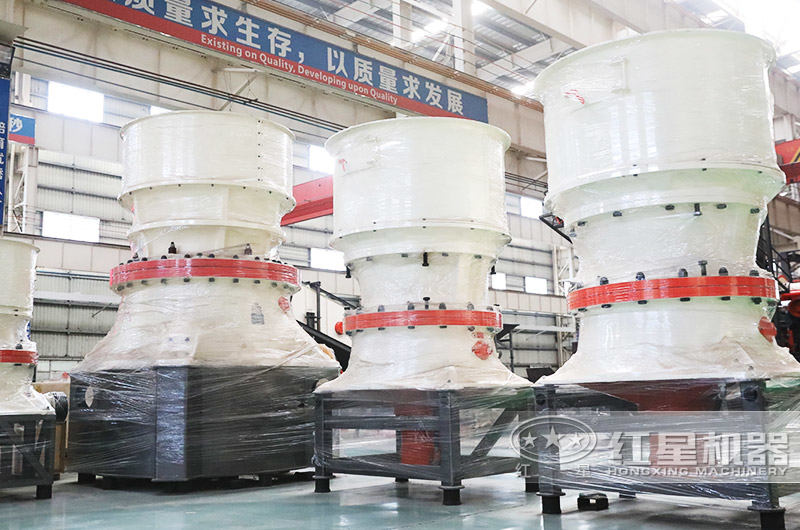 圓錐式破碎機軋臼壁不需填料，更換方便
