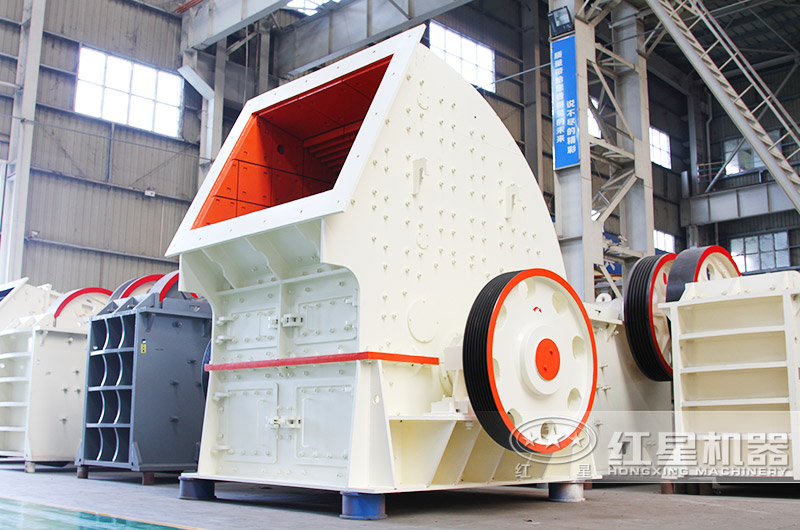 重錘式破碎機進料口大，≤1200mm